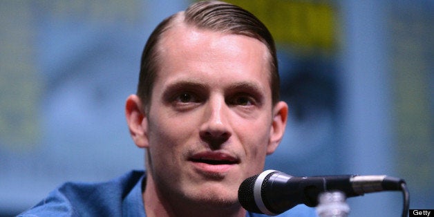 SAN DIEGO, CA - JULY 19: Actor Joel Kinnaman speaks onstage at the Sony and Screen Gems panel during Comic-Con International