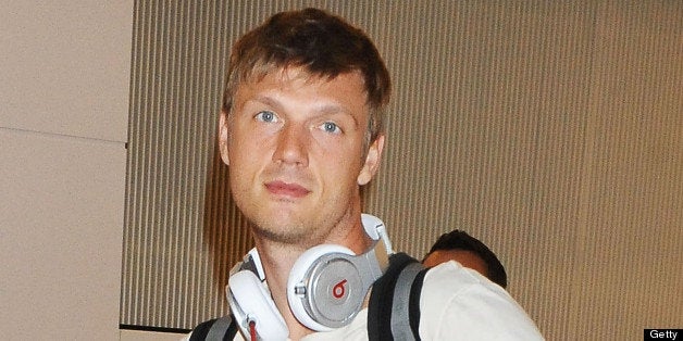 TOKYO, JAPAN - JULY 25: Nick Carter of the Backstreet Boys is seen upon arrival at Tokyo International Airport on July 25, 2