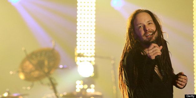 PRYOR, OK - MAY 26: Singer Jonathan Davis of Korn performs at 2013 Rocklahoma at Fever Music Festival Grounds on May 26, 2013 in Pryor, Oklahoma. (Photo by Jason Squires/WireImage)