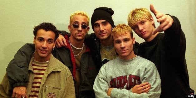 NETHERLANDS - DECEMBER 09: Photo of BACKSTREET BOYS; L-R: Howie Dorough, AJ McLean, Kevin Richardson, Brian Littrell, Nick Carter - posed, group shot (Photo by Paul Bergen/Redferns)