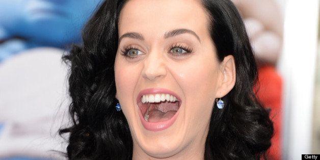 WESTWOOD, CA - JULY 28: Actress/Singer Katy Perry attends the premiere of Columbia Pictures' 'Smurfs 2' at Regency Village Theatre on July 28, 2013 in Westwood, California. (Photo by Jason Merritt/Getty Images)