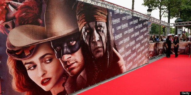 PARIS, FRANCE - JULY 24: Atmosphere during the Paris Premiere of 'Lone Ranger' on July 24, 2013 at UGC Normandy in Paris, France. (Photo by Bertrand Rindoff Petroff/Getty Images)