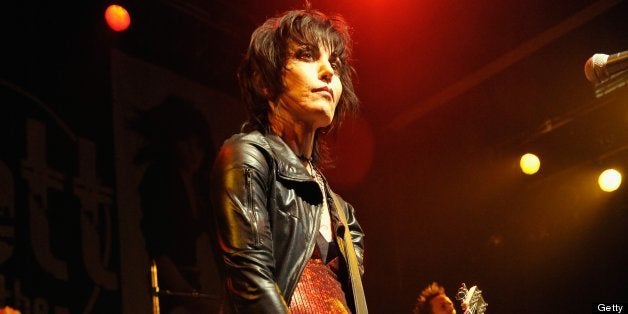 WEST HOLLYWOOD, CA - AUGUST 01: Rock musician Joan Jett performs live at the 6th Annual Sunset Strip Music Festival's Launch Party honoring Jett at House of Blues Sunset Strip on August 1, 2013 in West Hollywood, California. (Photo by Michael Tullberg/Getty Images)