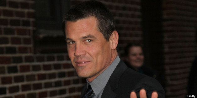 NEW YORK, NY - JANUARY 09: Actor Josh Brolin arrives to 'Late Show with David Letterman' at Ed Sullivan Theater on January 9, 2013 in New York City. (Photo by Jeffrey Ufberg/WireImage)