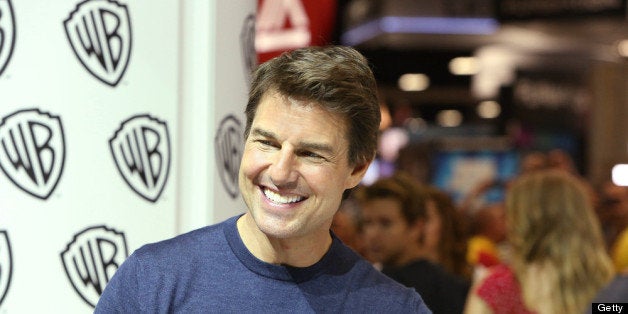 SAN DIEGO, CA - JULY 20: In this handout photo provided by WBTV, 'Edge of Tomorrow' star Tom Cruise at the Warner Bros. booth