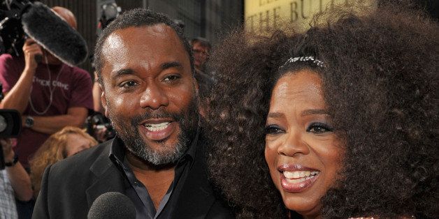 NEW YORK, NY - AUGUST 05: Director Lee Daniels and actress Oprah Winfrey attend Lee Daniels' 'The Butler' New York premiere, hosted by TWC, DeLeon Tequila and Samsung Galaxy on August 5, 2013 in New York City. (Photo by Kevin Mazur/Getty Images for Samsung)