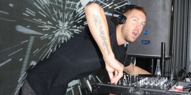MIAMI BEACH, FL - JUNE 28: Calvin Harris performs at Y100's Mackapoolza at the Clevelander South Beach on June 28, 2013 in Miami Beach, Florida. (Photo by Larry Marano/Getty Images)