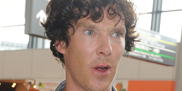 NARITA, JAPAN - JULY 15: Actor Benedict Cumberbatch is seen upon arrival at Narita International Airport on July 15, 2013 in Narita, Japan. (Photo by Jun Sato/WireImage)