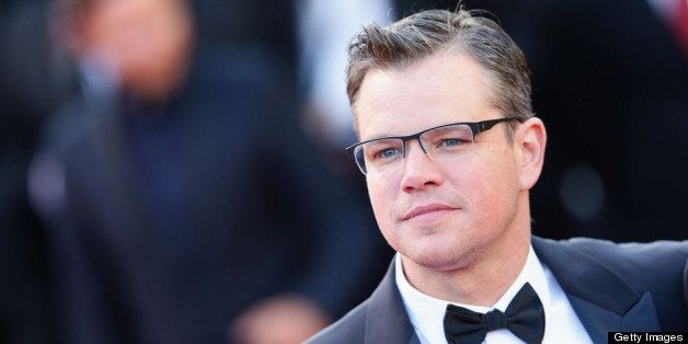 CANNES, FRANCE - MAY 21: Actor Matt Damon attends the 'Behind The Candelabra' premiere during The 66th Annual Cannes Film Festival at Theatre Lumiere on May 21, 2013 in Cannes, France. (Photo by Vittorio Zunino Celotto/Getty Images)
