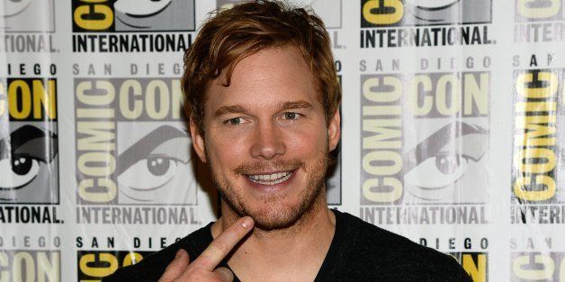 SAN DIEGO, CA - JULY 20: Actor Chris Pratt attends Marvel's 'Guardians of the Galaxy' press line during Comic-Con International 2013 at the Hilton San Diego Bayfront Hotel on July 20, 2013 in San Diego, California. (Photo by Ethan Miller/Getty Images) 