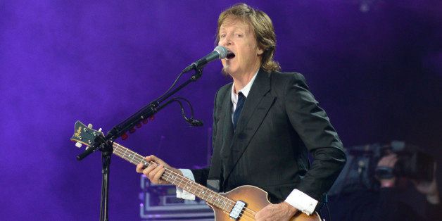 SAN FRANCISCO, CA - AUGUST 09: Paul McCartney performs during the 6th Annual Outside Lands Music & Arts Festival at Golden Gate Park on August 9, 2013 in San Francisco, California. (Photo by C Flanigan/WireImage)