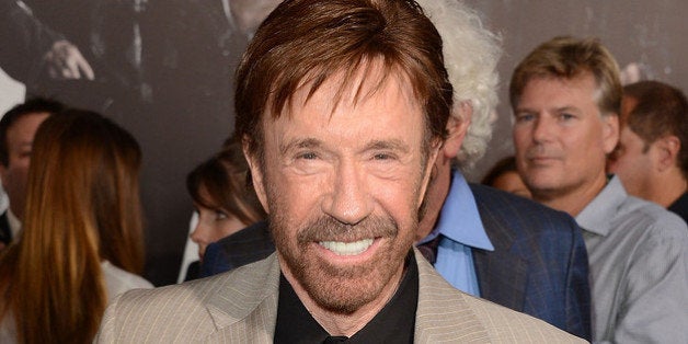 HOLLYWOOD, CA - AUGUST 15: Actor Chuck Norris arrives at Lionsgate Films' 'The Expendables 2' premiere on August 15, 2012 in Hollywood, California. (Photo by Jason Merritt/Getty Images)