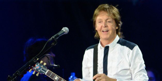 SAN FRANCISCO, CA - AUGUST 09: Sir Paul McCartney performs during the 6th Annual Outside Lands Music & Arts Festival at Golden Gate Park on August 9, 2013 in San Francisco, California. (Photo by C Flanigan/WireImage)