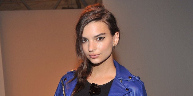 NEW YORK, NY - SEPTEMBER 08: Model Emily Ratajkowski attends the Jeremy Laing show during Spring 2014 Mercedes-Benz Fashion Week at on September 8, 2013 in New York City. (Photo by Henry S. Dziekan III/WireImage)