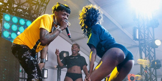 GULF SHORES, AL - MAY 20: New Orleans bounce artist Big Freedia performs during the 2012 Hangout Music Festival on May 20, 2