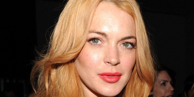 NEW YORK, NY - SEPTEMBER 24: (Exclusive Coverage) Lindsay Lohan attends Madonna and Steven Klein secretprojectrevolution at the Gagosian Gallery on September 24, 2013 in New York City. (Photo by Kevin Mazur/Getty Images)
