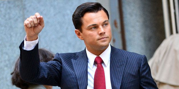 NEW YORK, NY - SEPTEMBER 25: Leonardo DiCaprio seen on location for 'The Wolf of Wall Street' on September 25, 2012 in New York City. (Photo by James Devaney/WireImage)