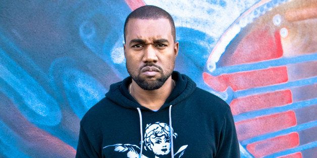 LOS ANGELES, CA - OCTOBER 28: Kanye West visits 97.1 AMP Radio on October 28, 2013 in Los Angeles, California. (Photo by Gabriel Olsen/FilmMagic)
