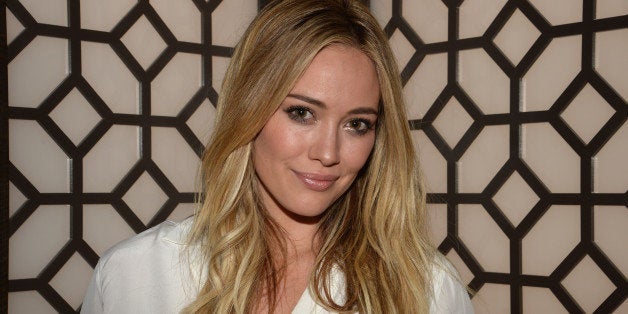 BEVERLY HILLS, CA - SEPTEMBER 18: Actress Hilary Duff attends the Hakkasan Beverly Hills Preview Event with Vallure Vodka at Hakkasan Beverly Hills on September 18, 2013 in Beverly Hills, California. (Photo by Chris Weeks/Getty Images for Hakkasan Beverly Hills)