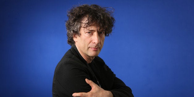 EDINBURGH, SCOTLAND - AUGUST 24: Neil Gaiman, English author of short fiction, novels, comic books, graphic novels, audio theatre and films, appears at a photocall prior to an event at the 30th Edinburgh International Book Festival, on August 24, 2013 in Edinburgh, Scotland. The Edinburgh International Book Festival is the worlds largest annual literary event, and takes place in the city which became a UNESCO City of Literature in 2004. (Photo by Jeremy Sutton-Hibbert/Getty Images)