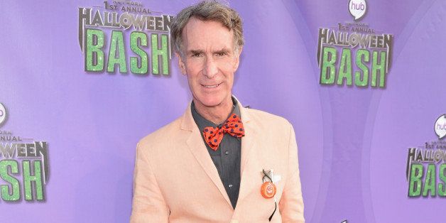 SANTA MONICA, CA - OCTOBER 20: TV personality Bill Nye attends the Hub Network's 1st Annual Halloween Bash at Barker Hangar on October 20, 2013 in Santa Monica, California. (Photo by Alberto E. Rodriguez/WireImage)