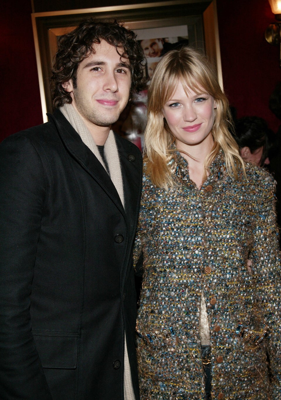 Josh Groban and January Jones