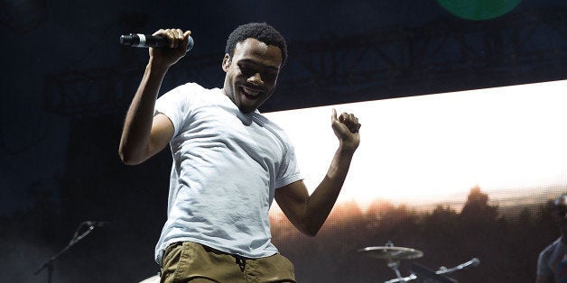 AUSTIN, TX - OCTOBER 14: Rapper Donald Glover, aka Childish Gambino, performs on stage during day three of the Austin City Limits Music Festival at Zilker Park on October 14, 2012 in Austin, Texas. (Photo by Rick Kern/WireImage)