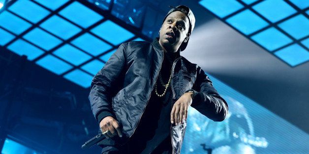 ST. PAUL, MN - NOVEMBER 30: Jay Z performs at Xcel Energy Center on November 30, 2013 in St. Paul, Minnesota. (Photo by Adam Bettcher/Getty Images)