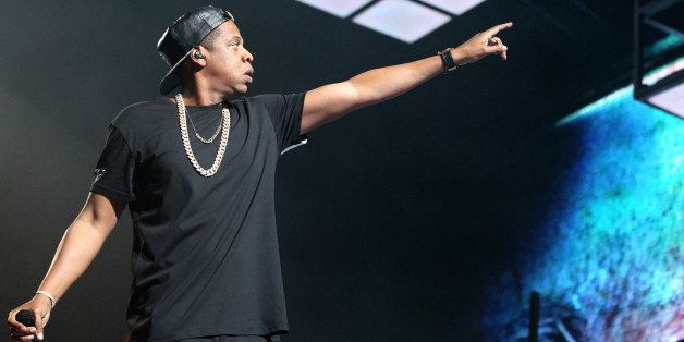 AMSTERDAM, NETHERLANDS - OCTOBER 29: Jay-Z performs at the Ziggo Dome on October 29, 2013 in Amsterdam, Netherlands. (Photo by Greetsia Tent/WireImage)