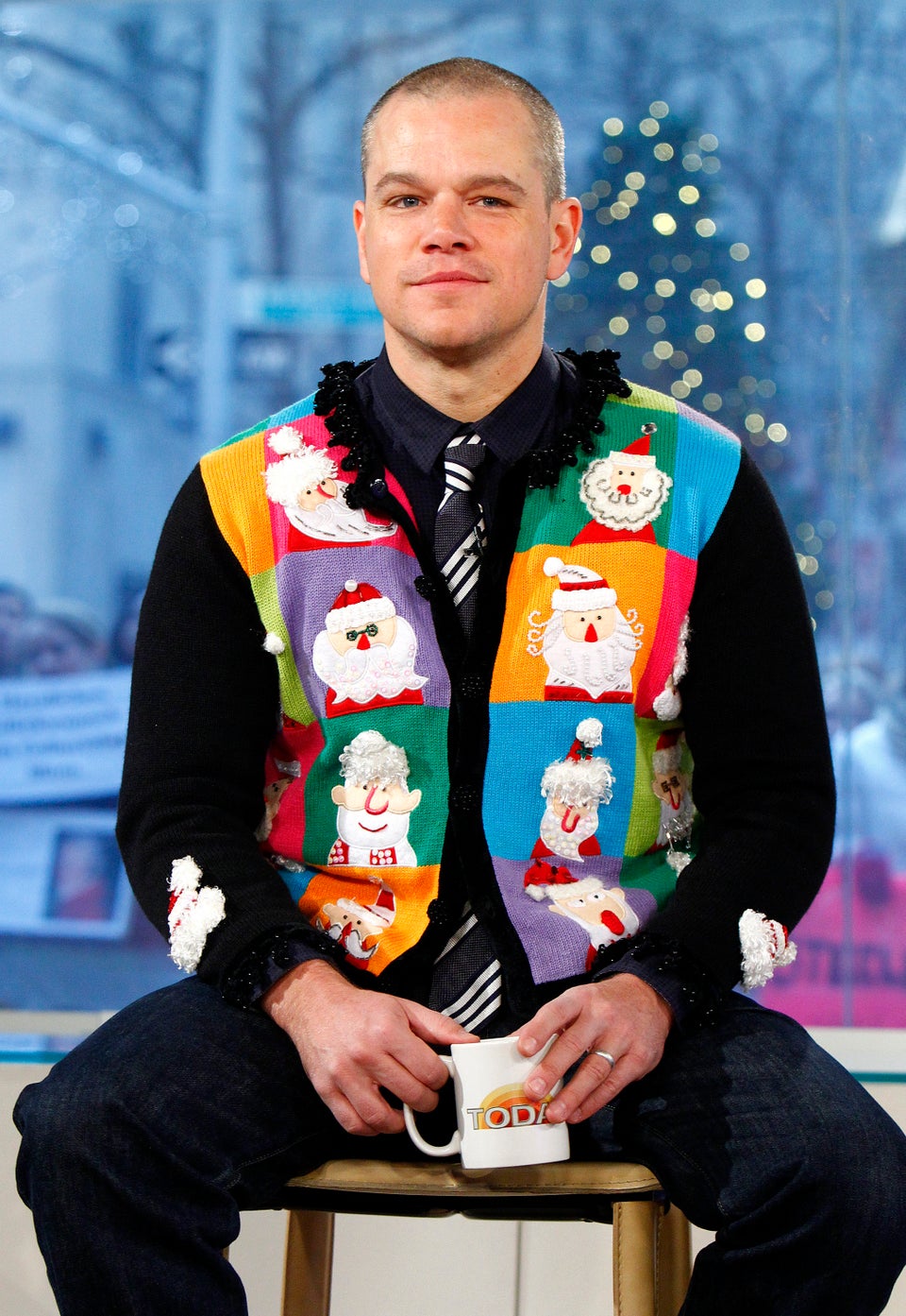 Even Celebrities Love Ugly Christmas Sweaters HuffPost Entertainment