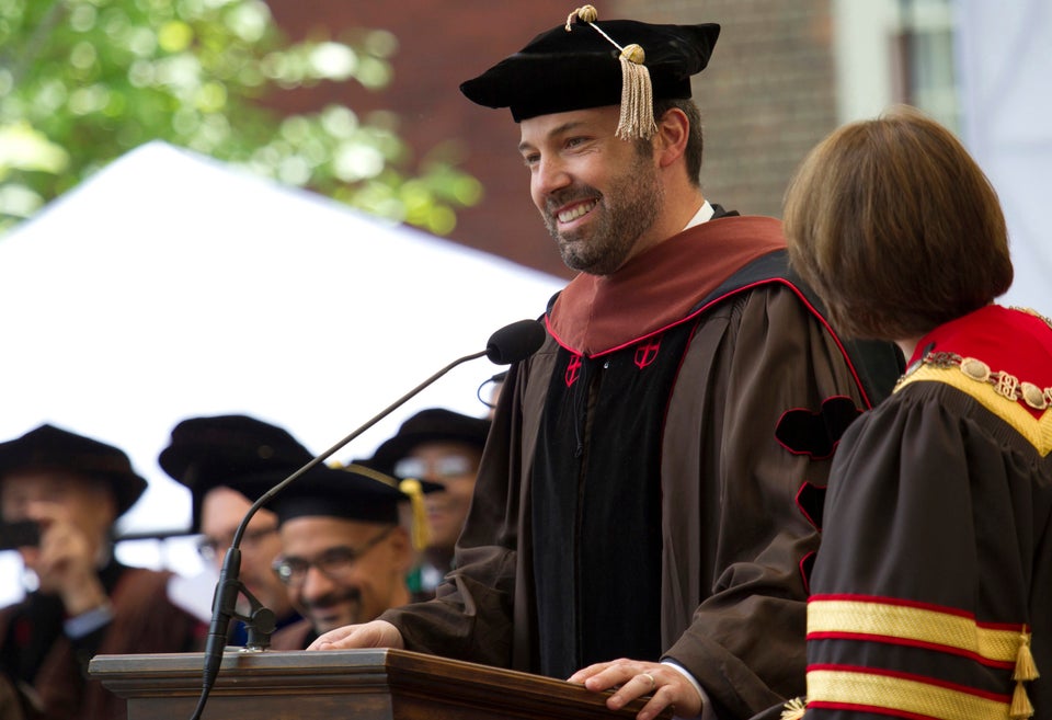 Ben Affleck Receives An Honorary Degree At Brown University's 245th Commencement