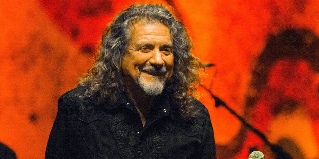 LONDON, UNITED KINGDOM - OCTOBER 31: Robert Plant performs live on stage during day 3 of Bluesfest 2013 at The Royal Albert Hall on October 31, 2013 in London, England. (Photo by Samir Hussein/Redferns via Getty Images)