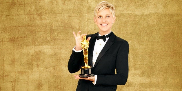 THE OSCARS(r) - Television icon Ellen DeGeneres returns to host the Oscars for a second time. The Academy Awards(r) for outstanding film achievements of 2013 will be presented on Oscar Sunday, March 2, 2014, at the Dolby Theatre(r) at Hollywood & Highland Center(r) and televised live on the ABC Television Network. (Photo by Andrew Eccles/ABC via Getty Images)