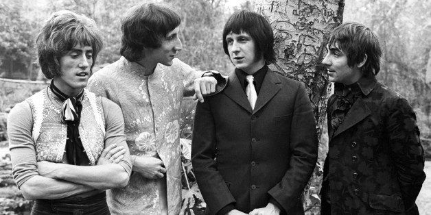 LOS ANGELES - FEBRUARY 27: Singer Roger Daltrey, guitarist Pete Townshed, bassist John Entwistle and drummer Keith Moon of the rock and roll band 'The Who' pose for a portrait during a session at Griffith Park on February 27, 1968 in Los Angeles California. (Photo by Michael Ochs Archives/Getty Images)