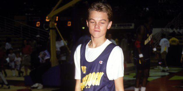 UNITED STATES - JUNE 18: Leonardo Di Caprio participating in MTV Rock & Jock Basketball event in Los Angeles 1992 (Photo by Vinnie Zuffante/Getty Images)