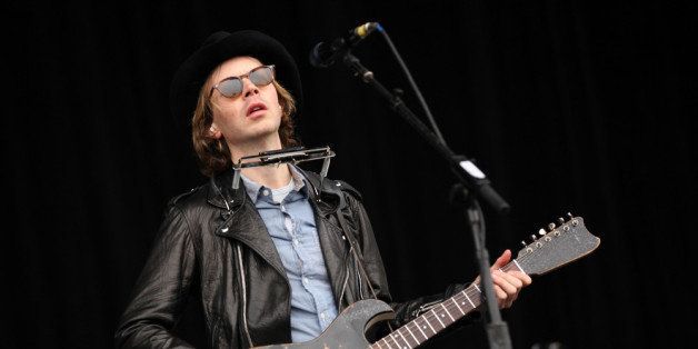 SAN FRANCISCO, CA - AUGUST 10: Musician Beck performs onstage during Day 1 of 2012 Outside Lands Music Festival held at Golden Gate Park on August 10, 2012 in San Francisco, California. (Photo by Trixie Textor/Getty Images)