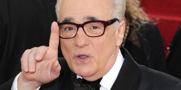 BEVERLY HILLS, CA - JANUARY 12: Martin Scorsese arrives at the 71st Annual Golden Globe Awards at The Beverly Hilton Hotel