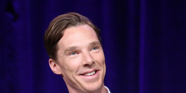 PASADENA, CA - JANUARY 20: Actor Benedict Cumberbatch speaks onstage during the 'Masterpiece/Sherlock, Season 3' panel discussion at the PBS portion of the 2014 Winter Television Critics Association tour at Langham Hotel on January 20, 2014 in Pasadena, California. (Photo by Frederick M. Brown/Getty Images)
