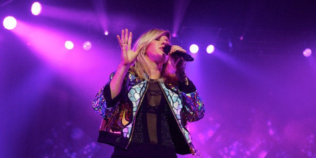 OSLO, NORWAY - FEBRUARY 01: Ellie Goulding performs at Oslo Spektrum on February 1, 2014 in Oslo, Norway. (Photo by Ragnar Singsaas/WireImage)