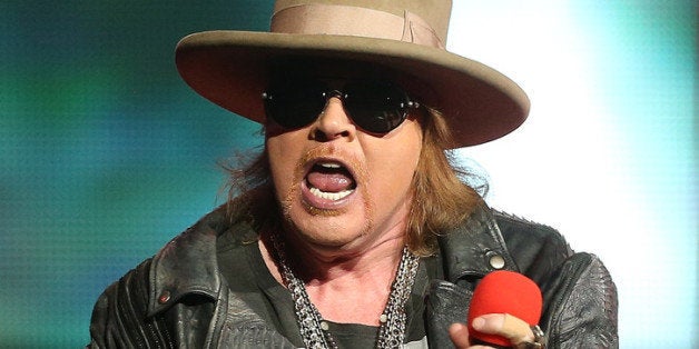 SYDNEY, AUSTRALIA - MARCH 12: Axl Rose of Guns N' Roses performs live on stage at Allphones Arena on March 12, 2013 in Sydne