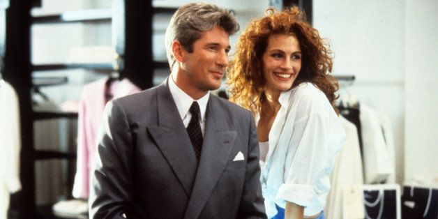 Richard Gere and Julia Roberts in a scene from the film 'Pretty Woman', 1990. (Photo by Buena Vista/Getty Images)