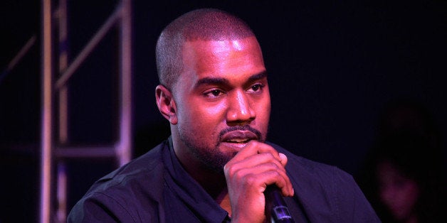 MIAMI, FL - DECEMBER 05: Kanye West speaks at Surface Magazine's DesignDialogues No. 6 With Hans Ulrich Obrist, Kanye West A