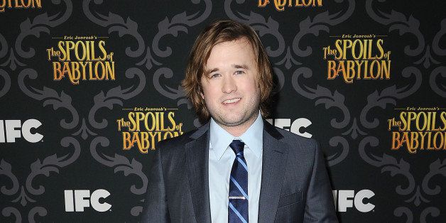 LOS ANGELES, CA - JANUARY 07: Actor Haley Joel Osment attends the premiere of IFC's 'The Spoils Of Babylon' at DGA Theater on January 7, 2014 in Los Angeles, California. (Photo by Jason LaVeris/FilmMagic)