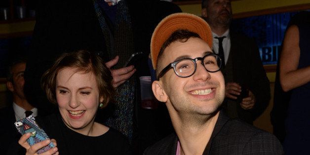 NEW YORK, NY - JANUARY 31: Lena Dunham and Jack Antonoff attend 'Howard Stern's Birthday Bash' presented by SiriusXM, produced by Howard Stern Productions at Hammerstein Ballroom on January 31, 2014 in New York City. (Photo by Larry Busacca/Getty Images for SiriusXM)