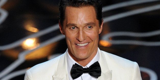 HOLLYWOOD, CA - MARCH 02: Actor Matthew McConaughey accepts the Best Performance by an Actor in a Leading Role award for 'Dallas Buyers Club' onstage during the Oscars at the Dolby Theatre on March 2, 2014 in Hollywood, California. (Photo by Kevin Winter/Getty Images)