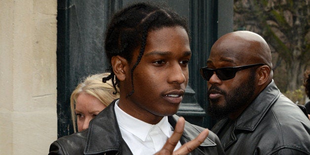 PARIS, FRANCE - JANUARY 20: ASAP Rocky attends the Christian Dior show as part of Paris Fashion Week Haute Couture Spring/Su