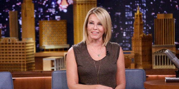 THE TONIGHT SHOW STARRING JIMMY FALLON -- Episode 0012 -- Pictured: Chelsea Handler on March 4, 2014 -- (Photo by: Lloyd Bishop/NBC/NBCU Photo Bank via Getty Images)