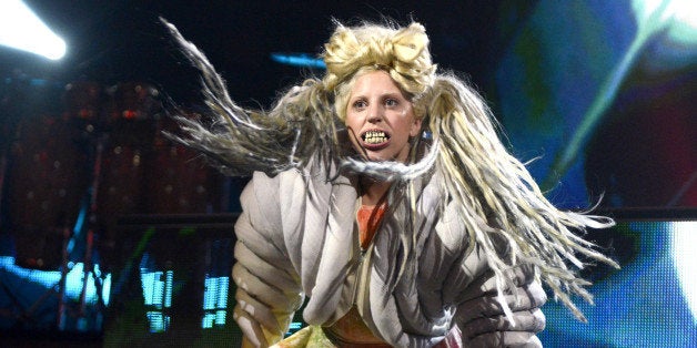 AUSTIN, TX - MARCH 14: Lady Gaga performs with Zedd as part of the iTunes Festival at the Moody Theater on March 14, 2014 in