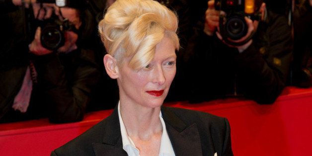 BERLIN, GERMANY - FEBRUARY 06: Tilda Swinton attends 'The Grand Budapest Hotel' Premiere and opening ceremony during the 64th Berlinale International Film Festival at Berlinale Palast on February 6, 2014 in Berlin, Germany. (Photo by Ian Gavan/Getty Images)