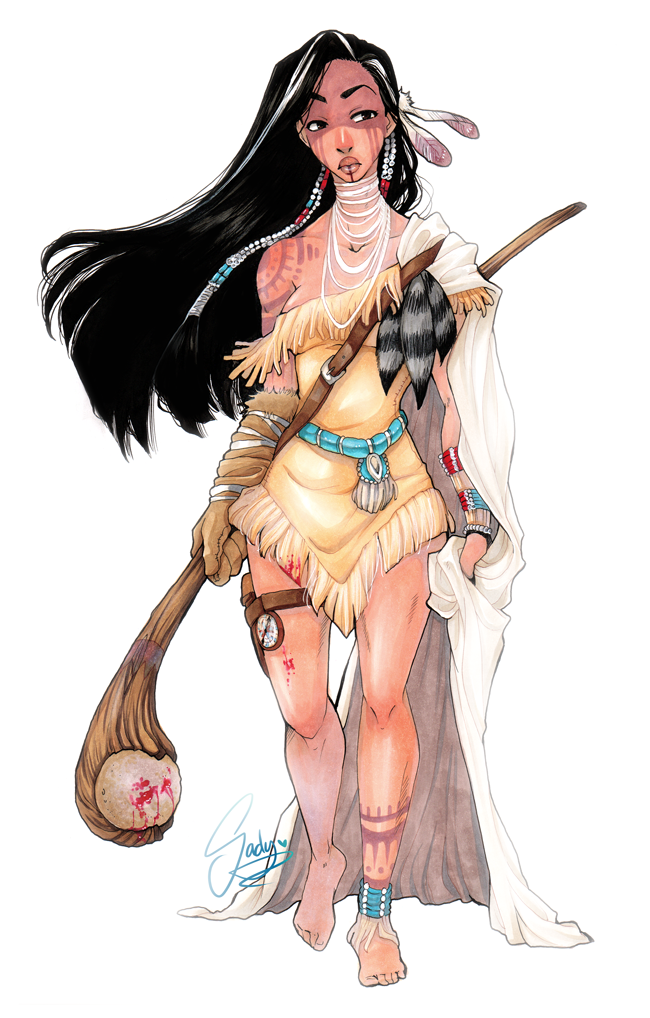 disney princesses as warriors